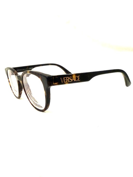 Versace Mod 3317 108 51 Havana Eyeglasses Optical Frame Prescription Glasses main image 5